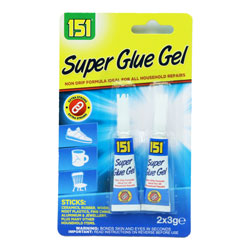 151 Super Glue Gel 2 Pack 3GM