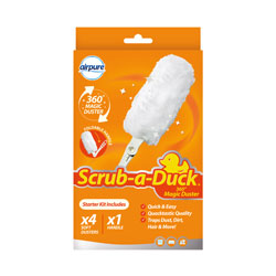 Airpure Scrub A Duck 360 Magic Duster 4 Pack