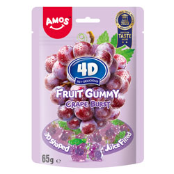 Amos 4D Fruit Grape Burst Gummy