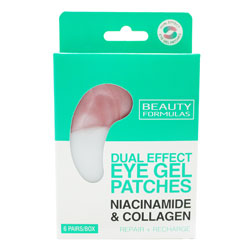 Beauty Formulas Dual Eye Gel Patches Niacinamide