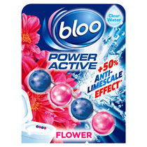 Bloo Power Clear Water Toilet Rim Block Flower