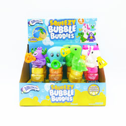 Bubble Buddies Squeezy 4 Assorted