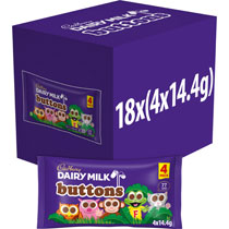 Cadbury Dairy Milk Buttons 4 Pack