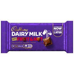 Cadbury Dairy Milk Fruit & Nut Grab Bar