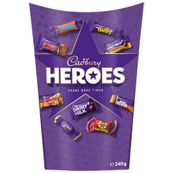 Cadbury Heroes Carton