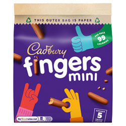 Cadbury Mini Fingers 5 Pack