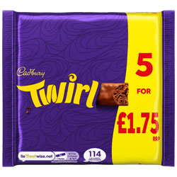 Cadbury Twirl Multipack 5 Pack