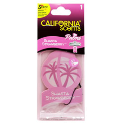 California Scent Palms Car Freshener Strawberry