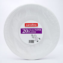 Caroline Paper Plates 23cm 1402
