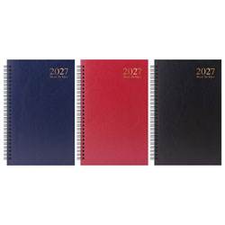 Diary 2027 A5 Week to View Wiro