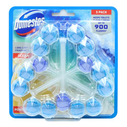 Domestos Power 5 Ocean Toilet Block 3 Pack