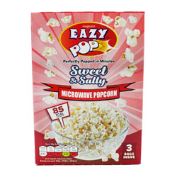 Eazypop Microwave Popcorn Sweet & Salty