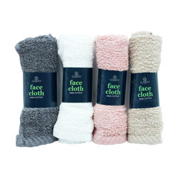 Face Cloths Assorted Colours
