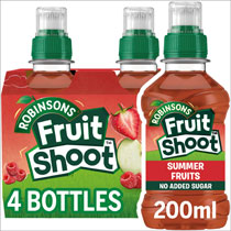 Fruit Shoot Nas Summer Fruits 4 Pack