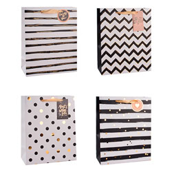 Gift Bag Large Foil Bag 4 Assorted Designs