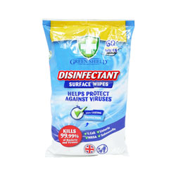 Greenshield Wipe Disinfectant Sugar Free Lemon