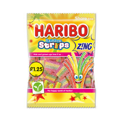 Haribo Rainbow Strips Zing