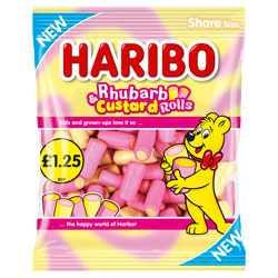 Haribo Rhubard & Custard Rolls