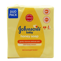 J&J Baby Soap Honey Twin Pack