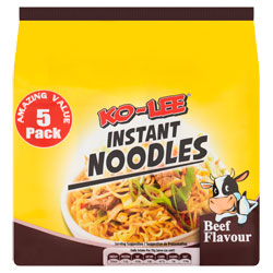 Ko-Lee Noodles Beef 5 Pack