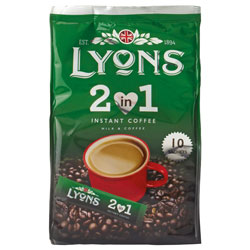 Lyons Sachets Instant Coffee 2-in-1