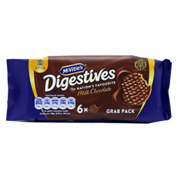 McVitie's Milk Chocolate Digestives 6 Pack