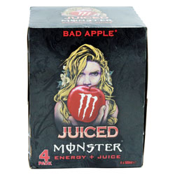 Monster Energy Bad Apple 4 Pack