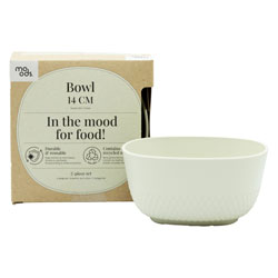 Moods Plastic Bowls 14cm 2 Pack