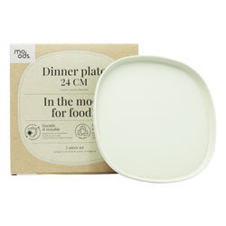 Moods Plastic Dinner Plates 24cm 2 Pack