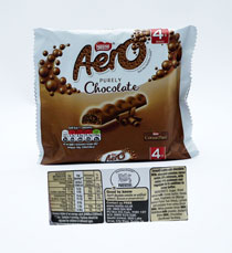 Nestlé Aero Bubble Bar Milk 4 Pack