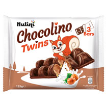 Nutini Choco Twins Hazelnut Bars 3 Pack Vegan