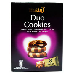 Nutini Duo Cookies with Filling 8 Pack