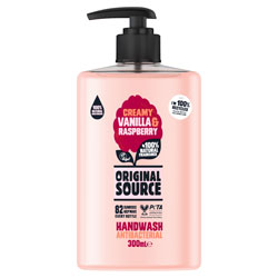Original Source Antibacterial Hand Wash Vanilla & Raspbery
