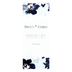Prices Tealights 5 Hour Burn Black Orchid & Musk