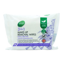 Pure 3-in-1 Wipes Make Up Removal 25'S