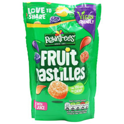 Rowntrees Fruit Pastilles Pouch Bag Vegan