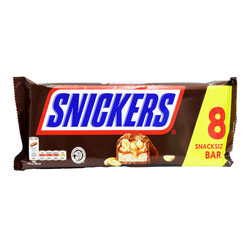 Snickers Bar Snacksize 8 Pack