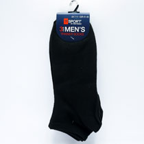 Socks Men's Trainer Black