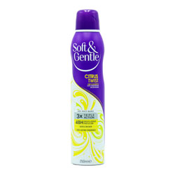 Soft & Gentle Antiperspirant Deod Citrus Twist