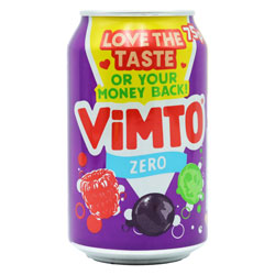 Vimto Zero Cans