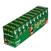 Zig Zag Green Multipack Papers Cut Corners